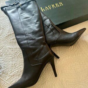 Ralph Lauren Leather Nicole Black
